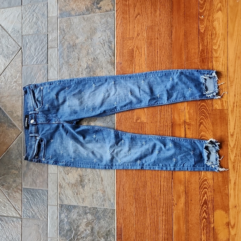 Express Mid-rise Jean Leggings Size 4R